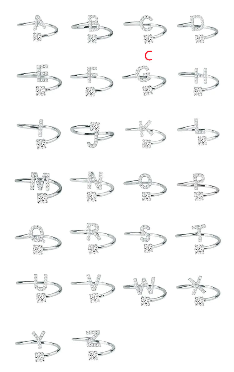 Chic Letter Ring