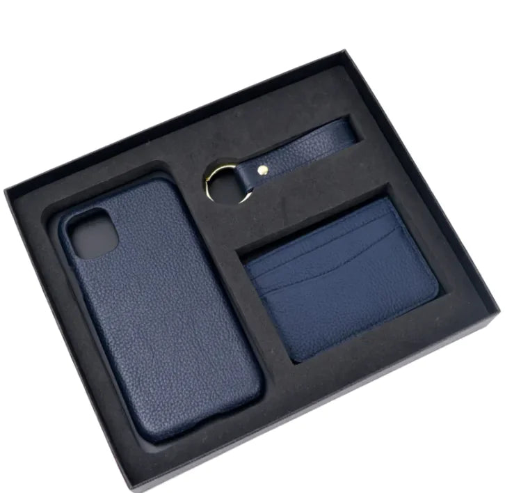 Leather Phone & Wallet Gift Set