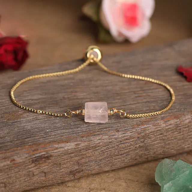 Adjustable Birth Stone Bracelet