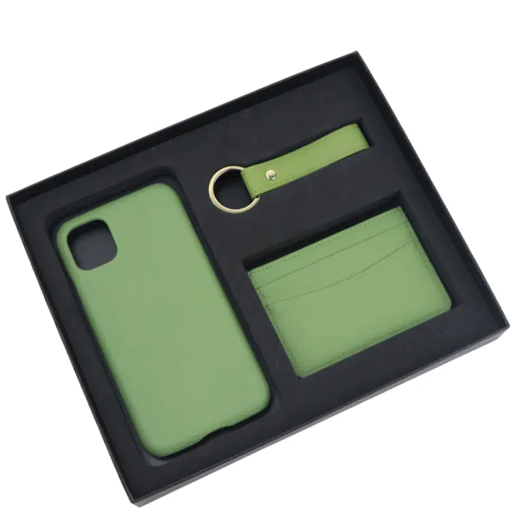 Leather Phone & Wallet Gift Set