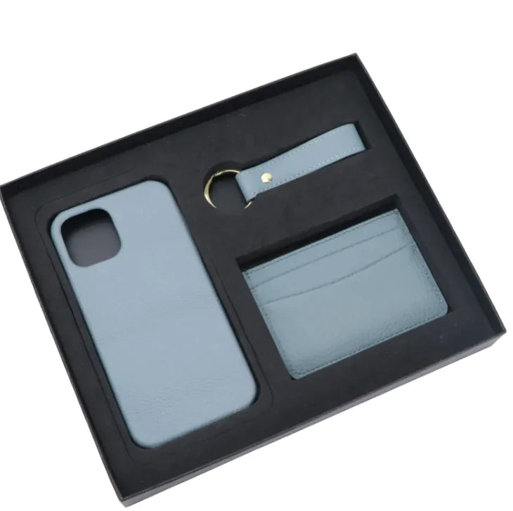 Leather Phone & Wallet Gift Set