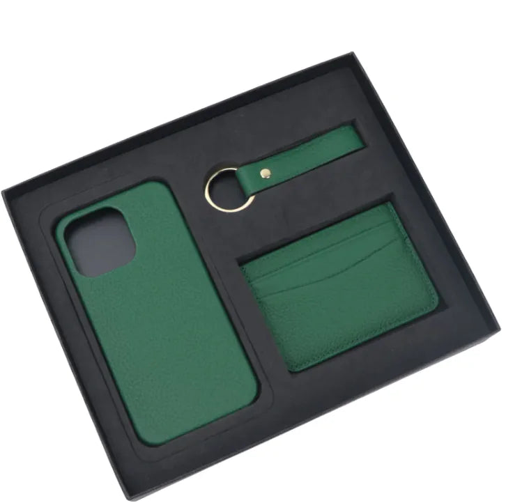 Leather Phone & Wallet Gift Set