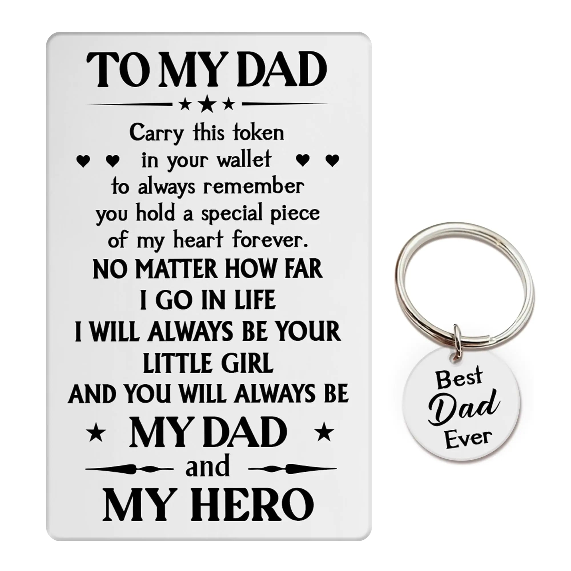 Dad's Love Note Wallet Card