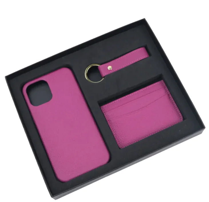 Leather Phone & Wallet Gift Set