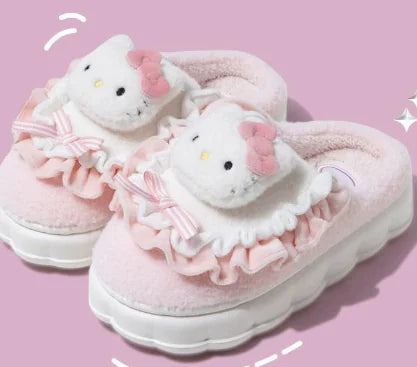 Sanrio Plush Cozy Slippers