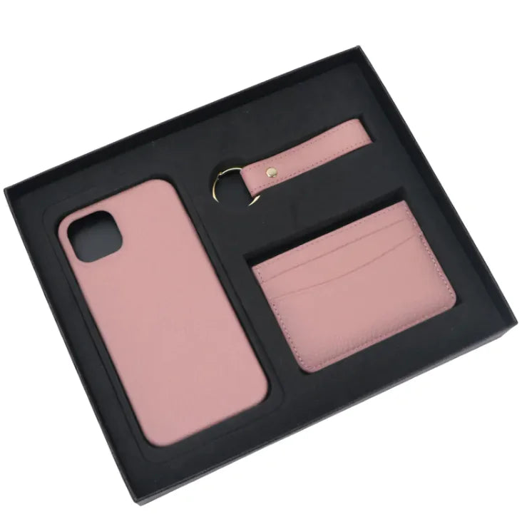 Leather Phone & Wallet Gift Set