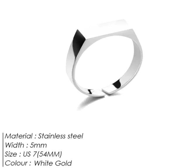 Sleek Men's Ring