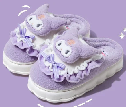 Sanrio Plush Cozy Slippers