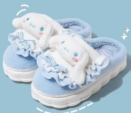 Sanrio Plush Cozy Slippers