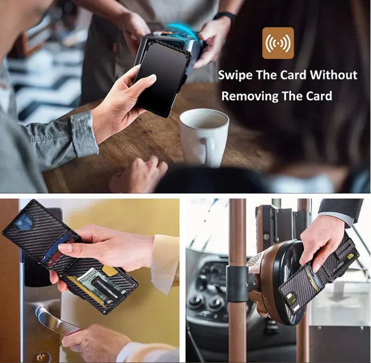 Men's Sleek Magnetic Wallet