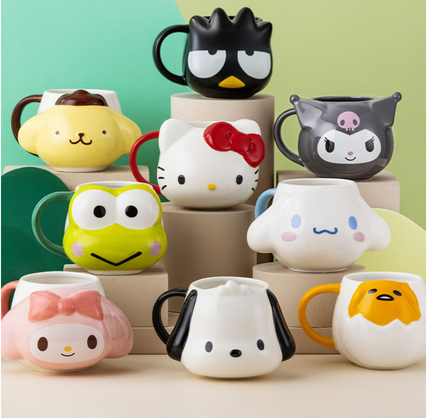 Cute Sanrio 3D Ceramic Mug