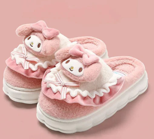 Sanrio Plush Cozy Slippers