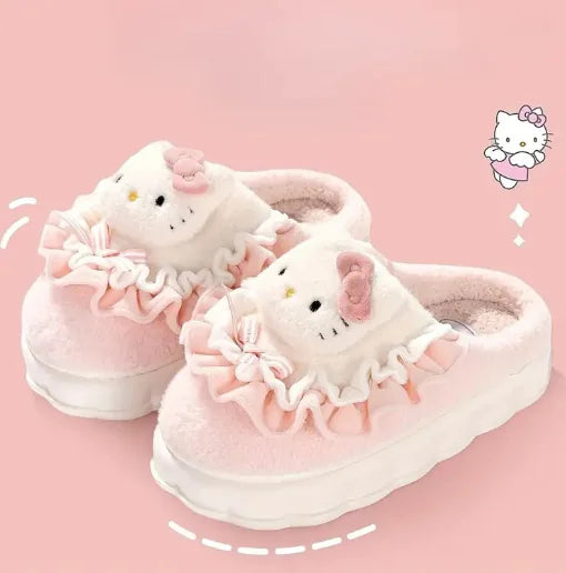 Sanrio Plush Cozy Slippers