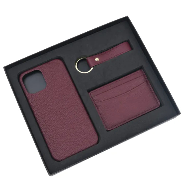 Leather Phone & Wallet Gift Set