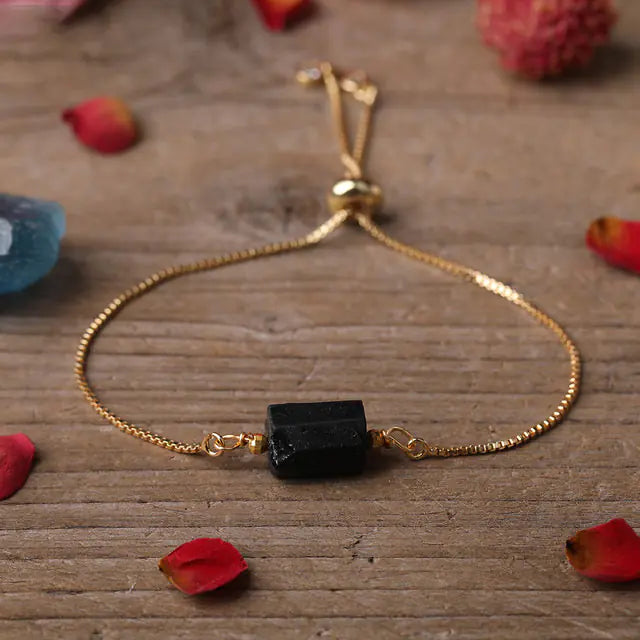 Adjustable Birth Stone Bracelet