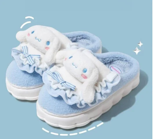 Sanrio Plush Cozy Slippers