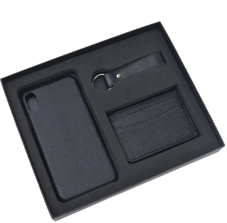 Leather Phone & Wallet Gift Set
