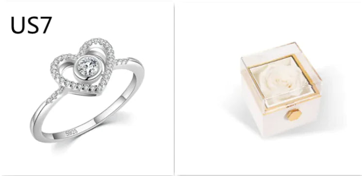 Stainless Steel Double Heart Necklace Gift Set