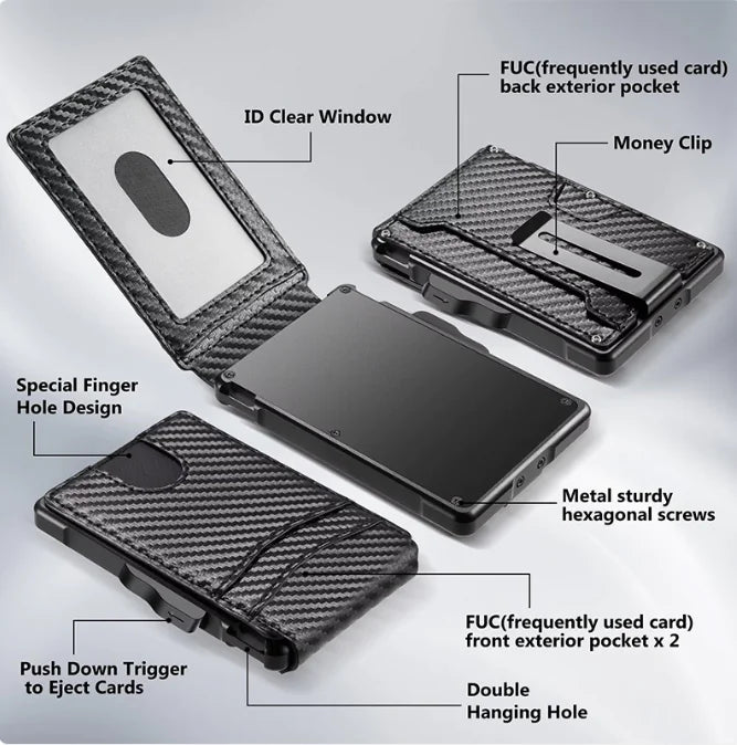 Men's Sleek Magnetic Wallet
