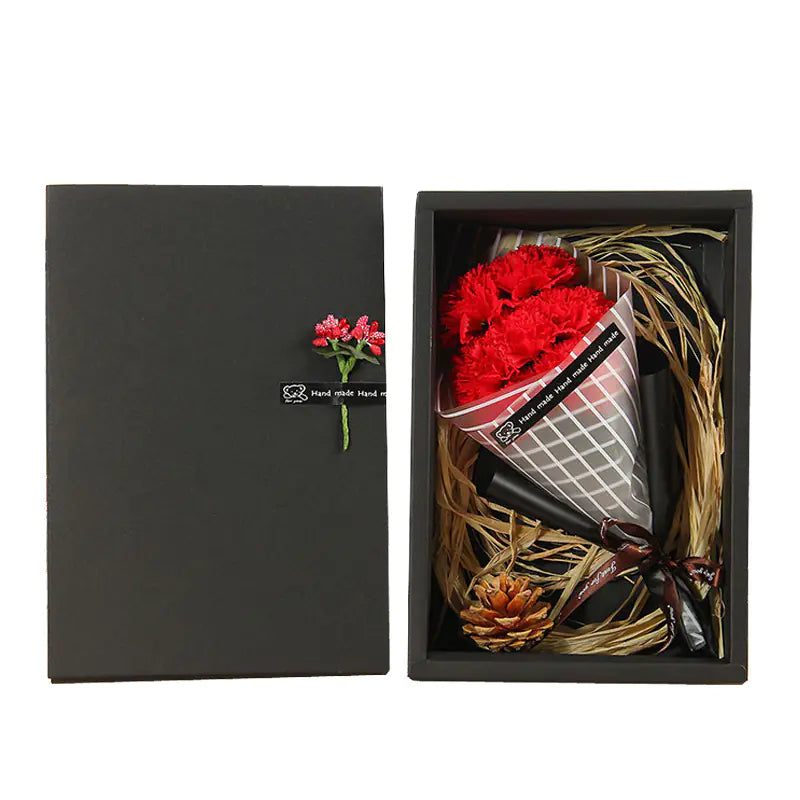 Soap Flower Gift Set - Carnations