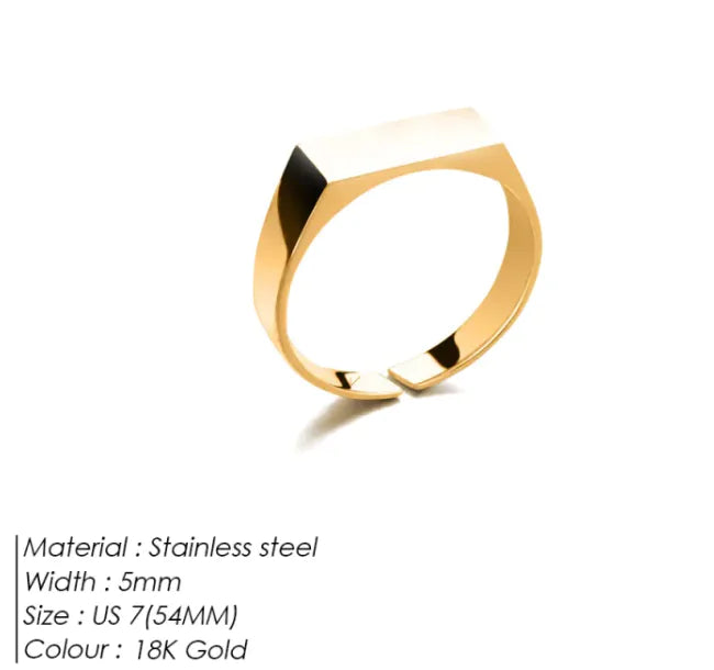 Sleek Men's Ring