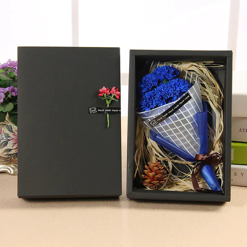 Soap Flower Gift Set - Carnations