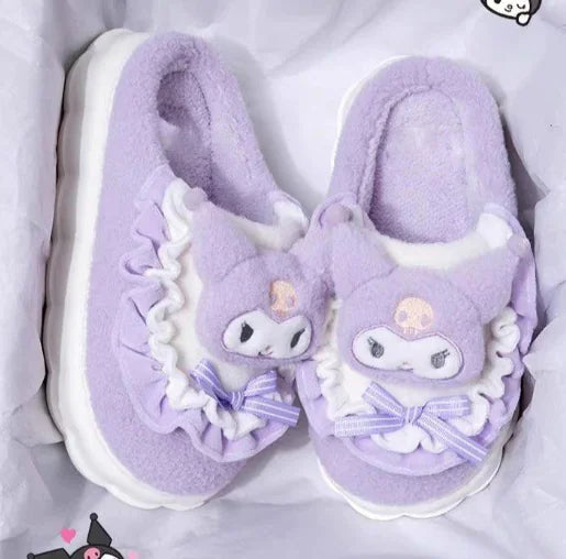 Sanrio Plush Cozy Slippers