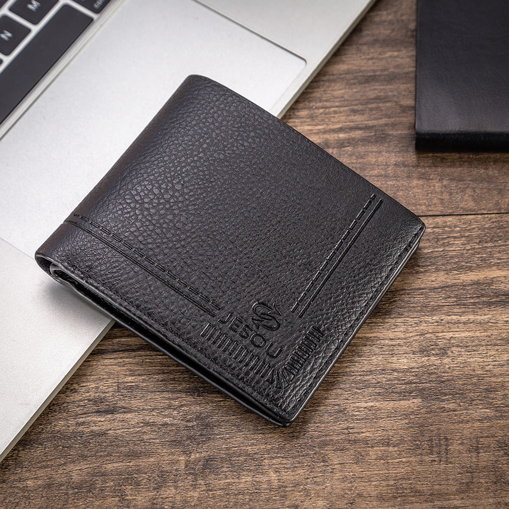 Men's Style Trio: Watch, Wallet & Pen
