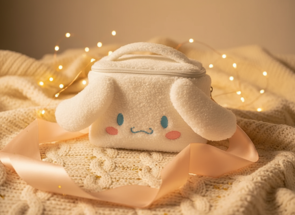 Warm and cozy gift-ready photo of Sanrio Cosmetic Bag