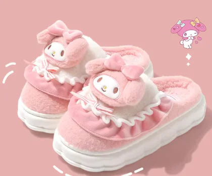 Sanrio Plush Cozy Slippers