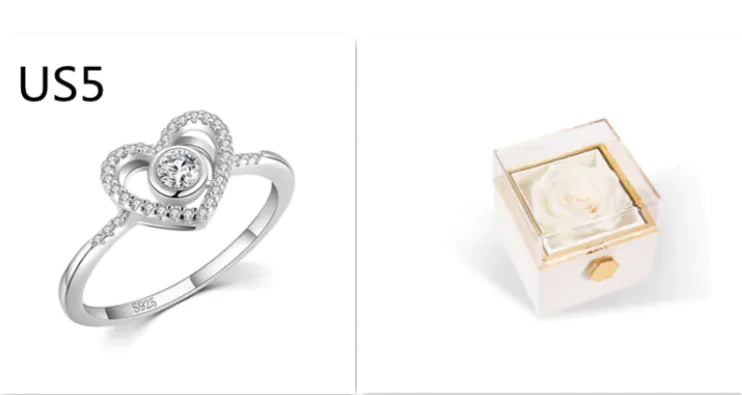 Stainless Steel Double Heart Necklace Gift Set